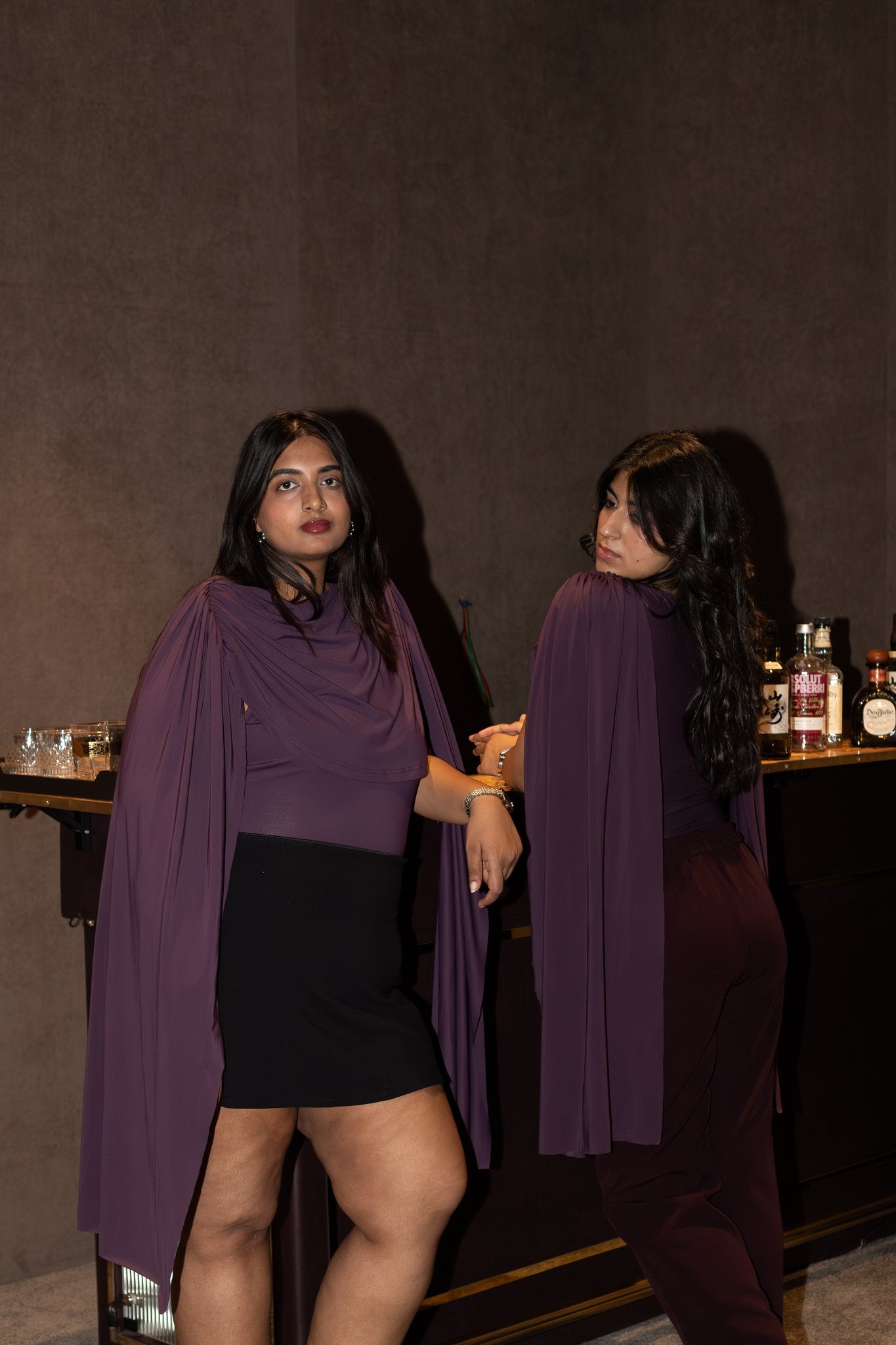Ate Cape Sleeve Bodysuit