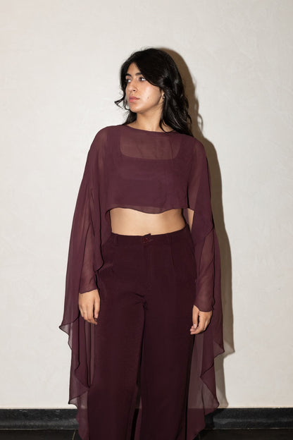 Rizz Cape Set with Trousers